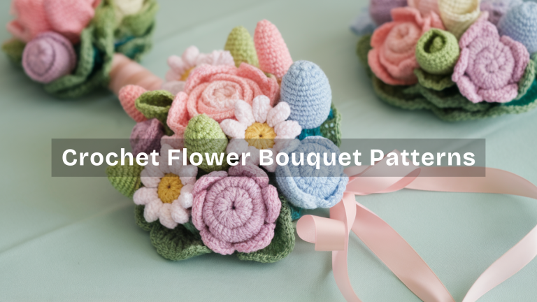 Easy & Advanced Crochet Flower Bouquet Patterns