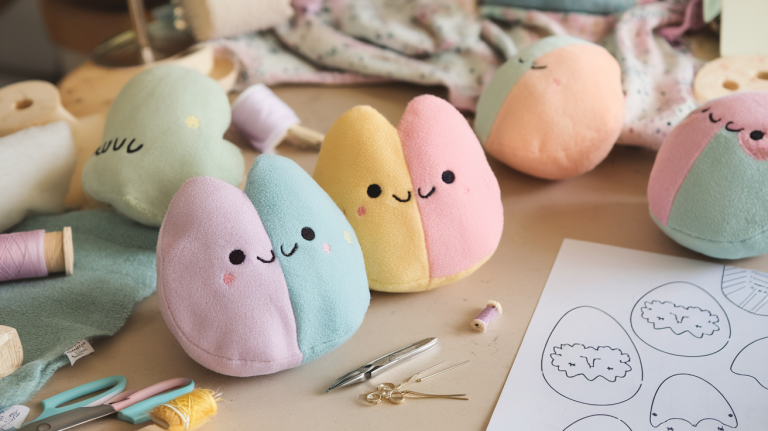 Egg Plush Pattern: A Simple Sewing Guide for Beginners