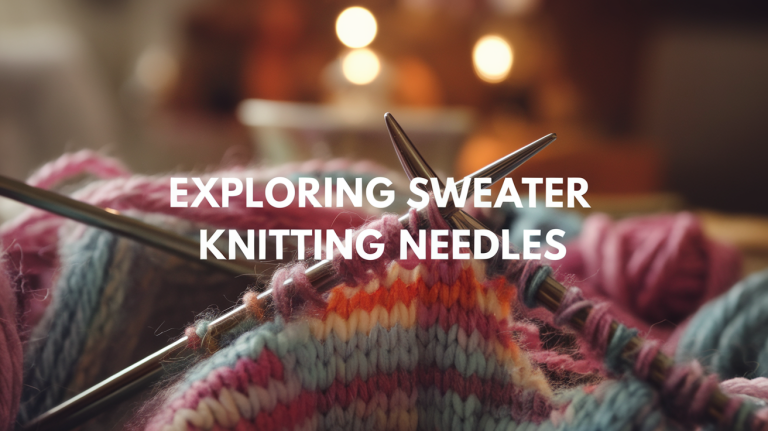 Sweater Knitting Needles: My Quick Guide