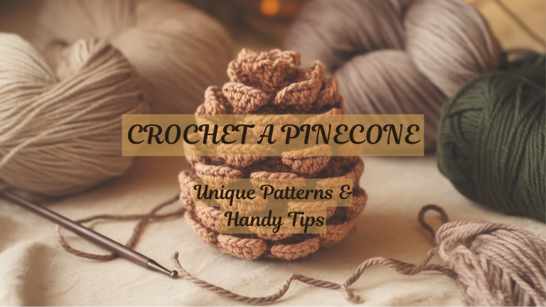 crochet pinecone