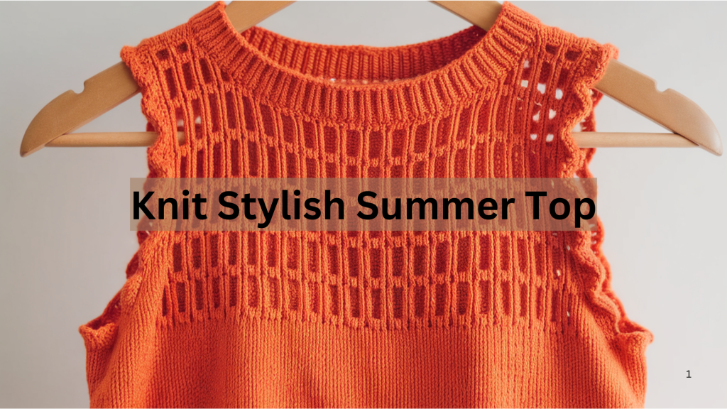 knit summer top