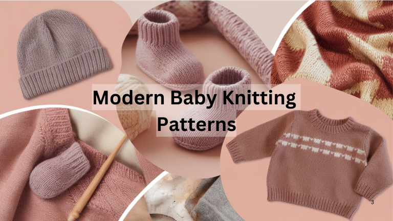 17 Free Knitting Patterns for Modern Baby Projects