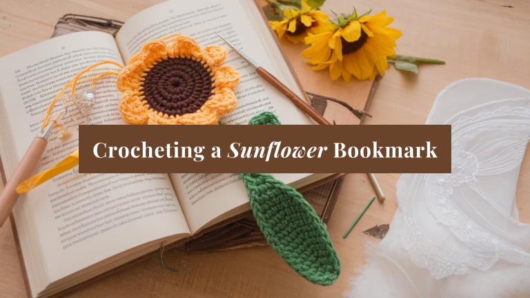 Crocheting a Sunflower Bookmark: Perfect for Readers