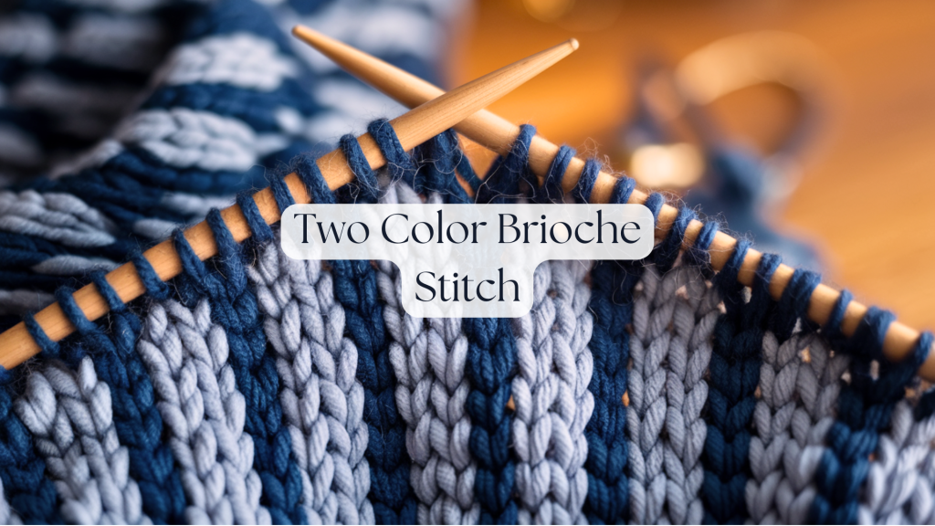 How to Knit a Two Color Brioche Stitch?